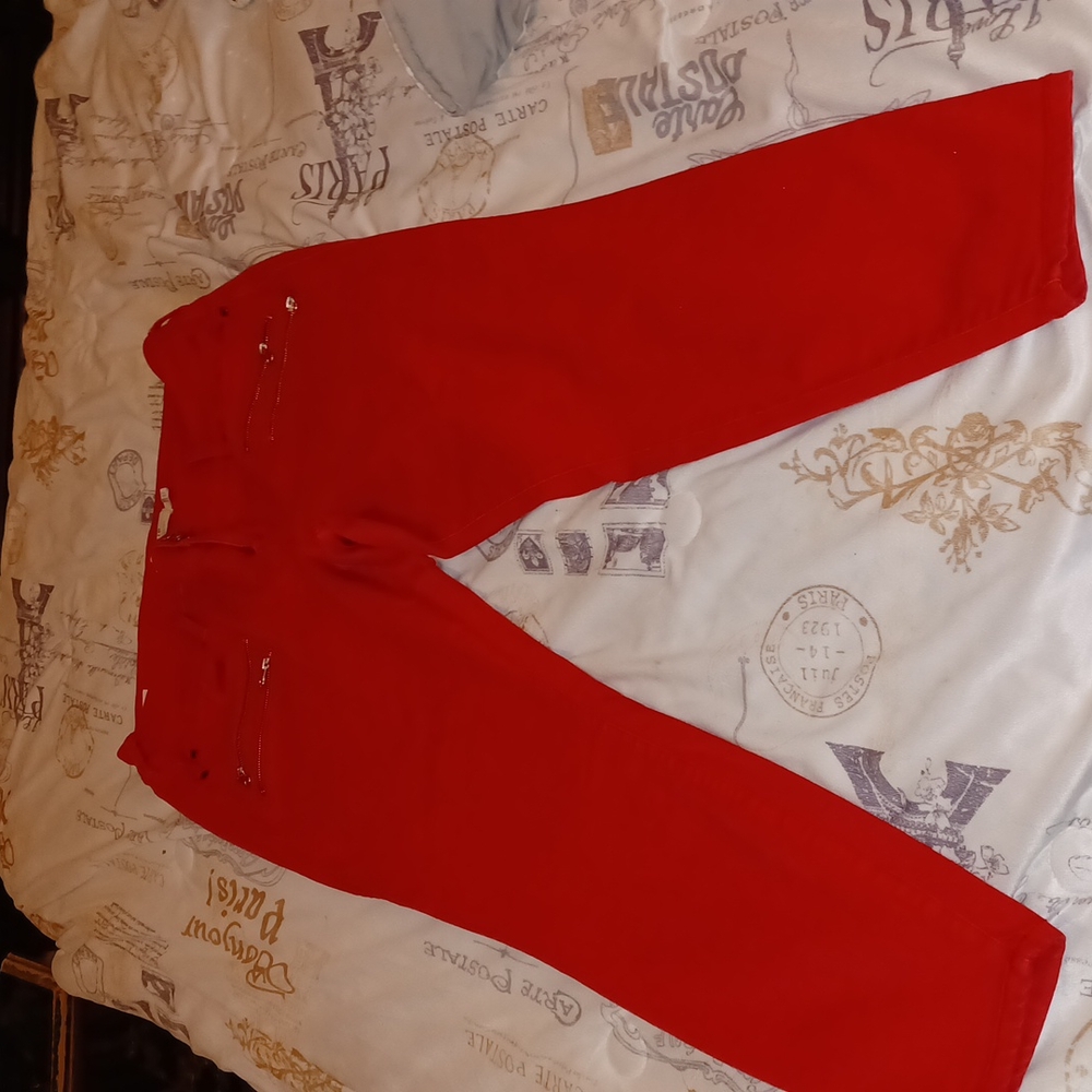 Torrid  Red Stretch Jeggings size 22R